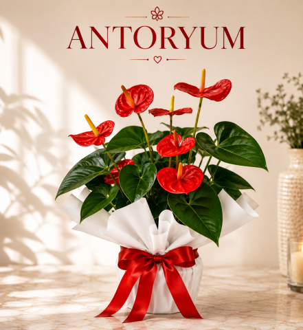 Modern Saksı Antoryum
