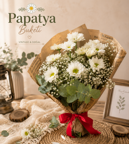 Rustik Papatya Buketi
